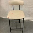 Open Box: Grier Leather Counter Stool (26") - Ludlow Leather Sand, Textured Antique Bronze