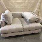 Open Box: Haven Sofa (60"W, 39"D), Multi Seat - Performance Chenille Crossweave Sand