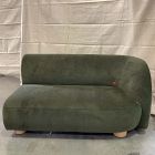 Open Box: Laurent Right-Arm 2 Seater Sofa - Performance Distressed Velvet Juniper, Blonde