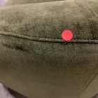 Open Box: Laurent Right-Arm 2 Seater Sofa - Performance Distressed Velvet Juniper, Blonde