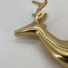 Open Box: Metal Object, Standing Reindeer - Brass