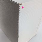 Open Box: Modern Fluted Jewelry Box, Grand (7.5") - White