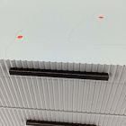 Open Box: Modern Fluted Jewelry Box, Grand 7.5"H - White