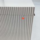 Open Box: Modern Fluted Jewelry Box, Grand 7.5"H - White