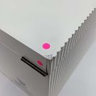 Open Box: Modern Fluted Jewelry Box, Grand (7.5"H) - White