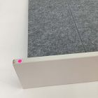 Open Box: Privacy &amp; Modesty Linen Side Screen (27"W x 17"H) - Light Gray