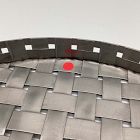 Open Box: Round Woven Metal Tray (16") - Brushed Nickel