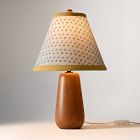 Emma Chamberlain Wooden Table Lamp (16.5")