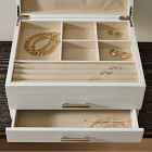 Mid-Century White Lacquer Jewellery Box - Grand