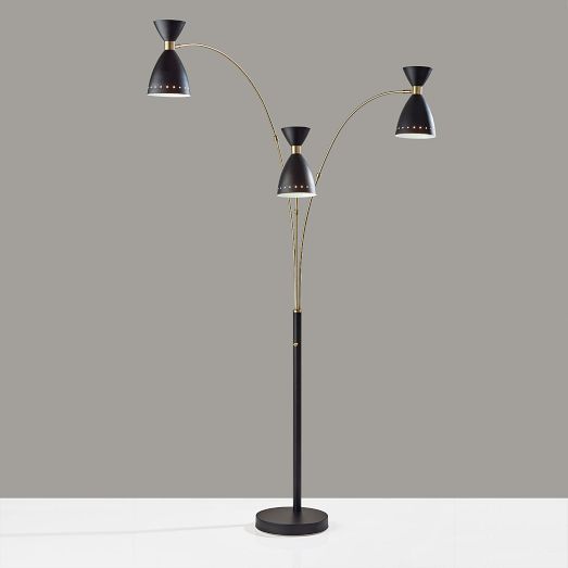 West Elm Oscar 3-Arm Arc Lamp