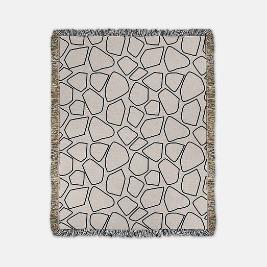 Karbon Market Cotton Raffe Throw by West Elm