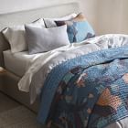 Poppy Floral Stitch Quilt &amp; Shams