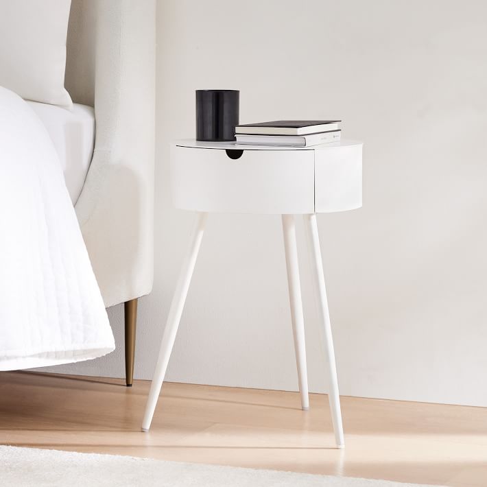 Mitzi Nightstand - Elegant White Nightstand | West Elm