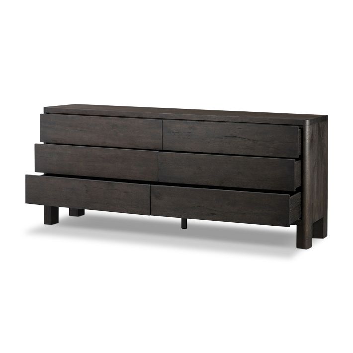 west elm black dresser Zelina 6-Drawer Dresser, Worn Oak, Worn Oak Veneer, Size:Child 7 Stunning variety of colors searchable:Black And White 12 Dresses for Pear-Shaped