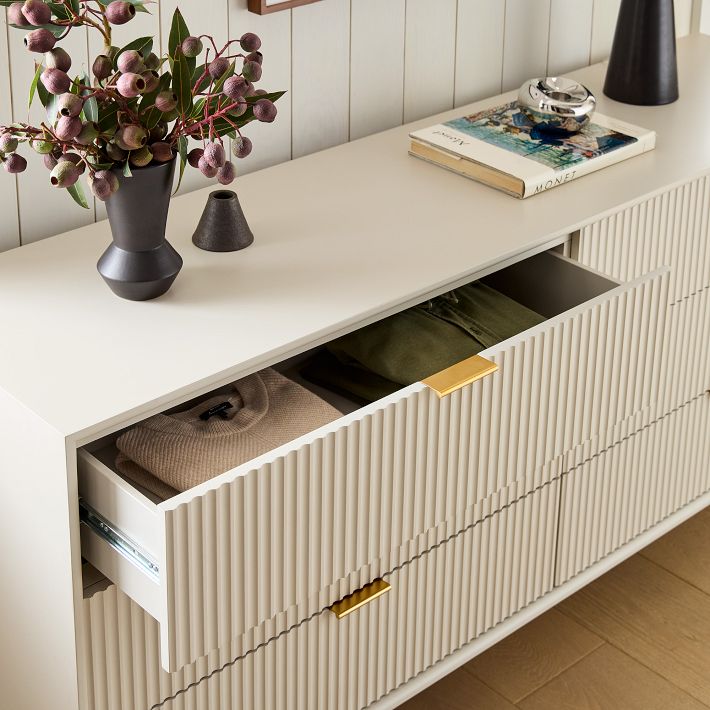 72 long dresser Quinn 72" 6 Drawer Wide Dresser, Haze, West Elm