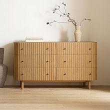 west elm modern dresser west elm x pbt Mid-Century 6-Drawer Wide Dresser (56w x 18d")