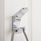 Mid-Century Contour Bathroom Hardware - Chrome