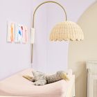 Rattan Bubble Sconce (13")