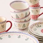 Scandi Forest Stoneware Dinnerware (Set of 16)