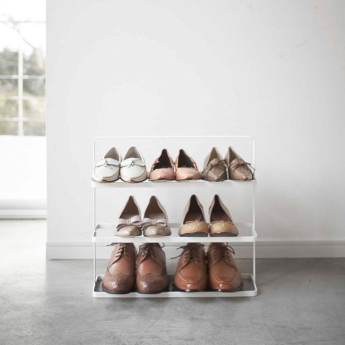 Yamazaki Tower Shoe Rack Wide Organizer | West Elm