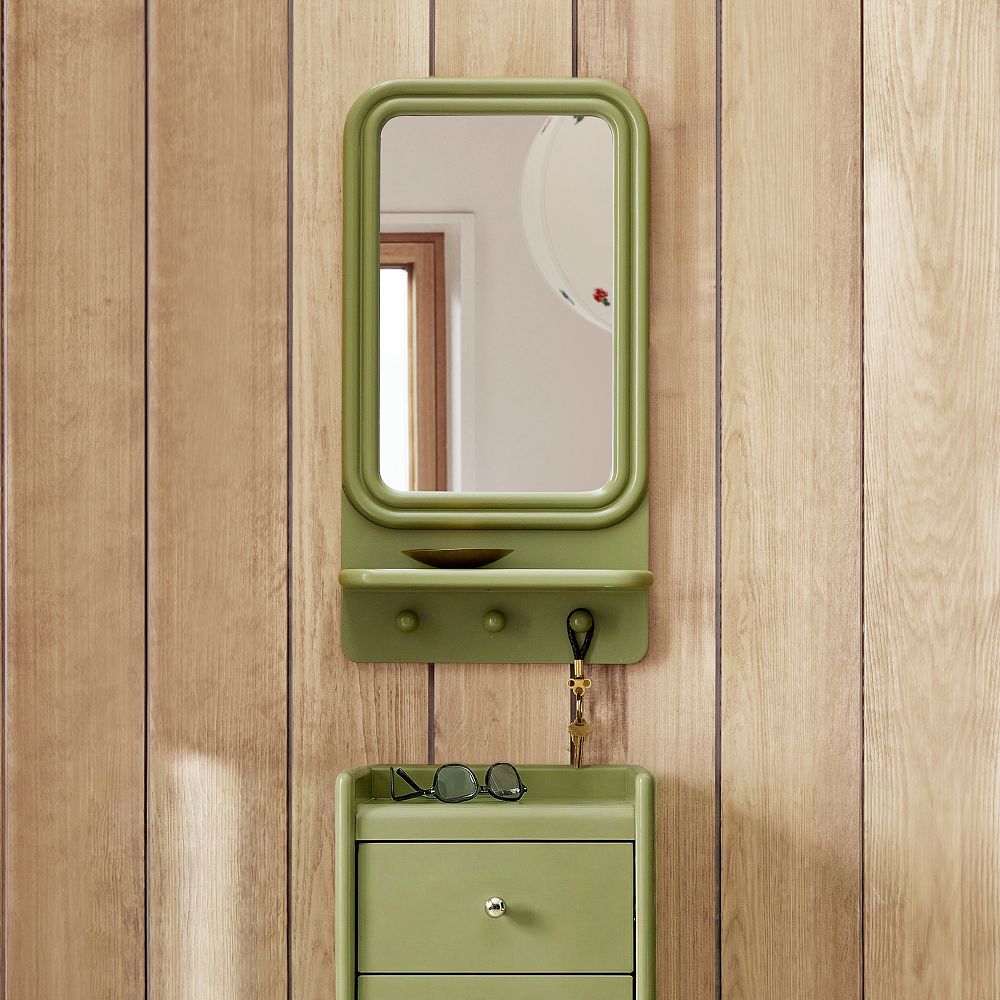 Lacquer Entryway Mirror