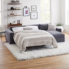 Urban 2-Piece Sleeper Sectional w/ Storage Chaise (111")