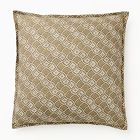 Diamond Floral Lattice Pillow Cover