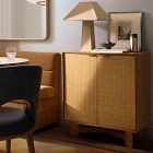 Herman Basket Woven Veneer Cabinet (28")