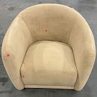 Open Box: Addie Swivel Arm Chair - Performance Velvet Camel