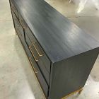 Open Box: Alexa 7-Drawer Dresser (70") - Black