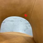 Open Box: Boerum Dining Chair  - Ludlow Leather Sesame, Blonde