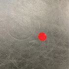 Open Box: Bowman Leather Tray Top Single Storage Ottoman (37.25") -Ludlow Leather Black, Cool Walnut