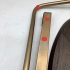 Open Box: Charley C-Side Table (19") - Dark Mineral, Champagne Bronze