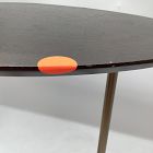 Open Box: Charley C-Side Table (19") - Dark Mineral, Champagne Bronze