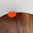 Open Box: Charley C-Side Table (19") - Walnut, Antique Brass