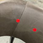 Open Box: Hyde Counter Stool (26") - Saddle Leather Slate, Smoked Oak