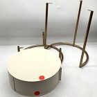 Open Box: Layton Nightstand (18") - Ivory, Champagne Bronze