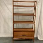 Open Box: Mid-Century Bookshelf, Wide Tower (38") - Acorn