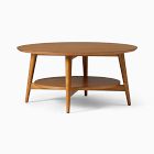 Open Box: Mid-Century Round Coffee Table (36") - Acorn