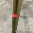 Open Box: Mid-Century Swivel Counter Stool (26.6") - Performance Yarn Dyed Linen Weave Alabaster, Blackened Brass