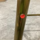 Open Box: Mid-Century Swivel Counter Stool (26.6") - Performance Yarn Dyed Linen Weave Alabaster, Blackened Brass