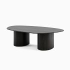 Open Box: Organic Modular Table, Large (31"-50") - Black on Ash