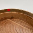 Open Box: Peyton Wood Decorative Box, Large (10.75"D)  - Light Ash, Brass