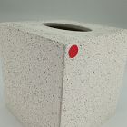 Open Box: Terrazzo Tissue Box Cover - White