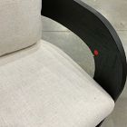 Open Box: Zaylee Upholstered Dining Chair - Black Mindi Wood