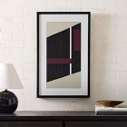 Angular Bauhaus Framed Poster