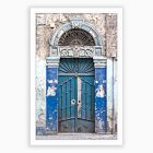 Ornate Blue Doors Wall Art