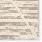 Minimal Lines Tufted Wool Rug Swatch