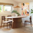 Eurydice Oval Plinth Dining Table (86")