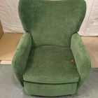Open Box: Jodie Wing Recliner - Performance Distressed Velvet Tarragon